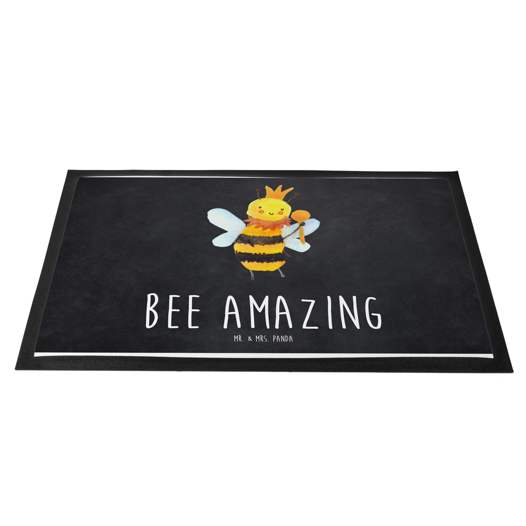 Fußmatte Biene König  Türvorleger, Schmutzmatte, Fußabtreter, Matte, Schmutzfänger, Fußabstreifer, Schmutzfangmatte, Türmatte, Motivfußmatte,  Haustürmatte, Vorleger  Biene, Wespe, Hummel