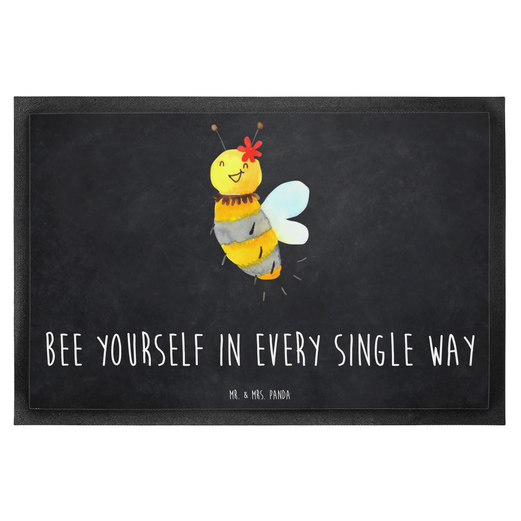 Fußmatte Biene Blume  Türvorleger, Schmutzmatte, Fußabtreter, Matte, Schmutzfänger, Fußabstreifer, Schmutzfangmatte, Türmatte, Motivfußmatte,  Haustürmatte, Vorleger  Biene, Wespe, Hummel