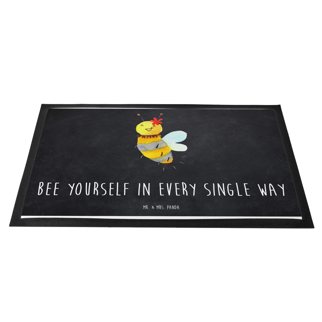 Fußmatte Biene Blume  Türvorleger, Schmutzmatte, Fußabtreter, Matte, Schmutzfänger, Fußabstreifer, Schmutzfangmatte, Türmatte, Motivfußmatte,  Haustürmatte, Vorleger  Biene, Wespe, Hummel