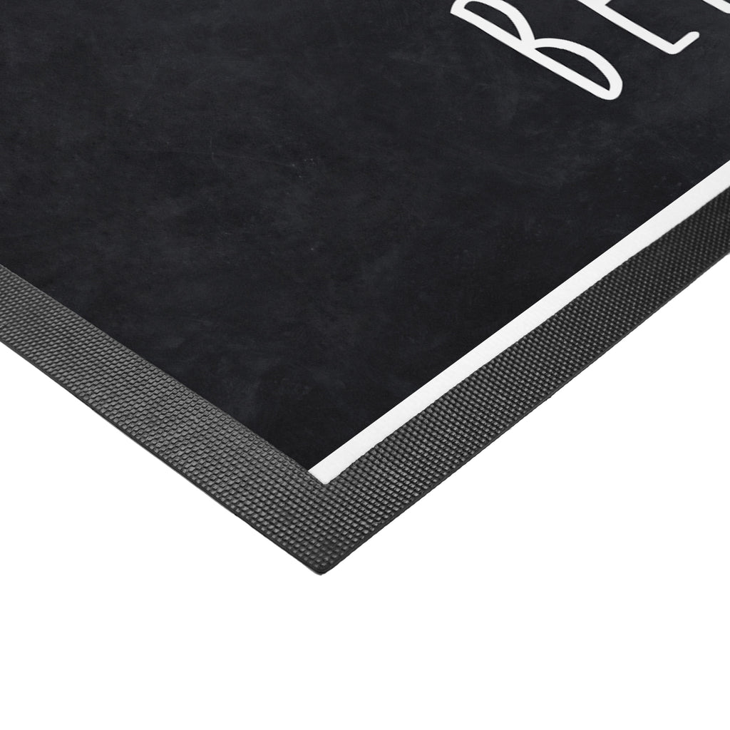 Fußmatte Biene Happy Türvorleger, Schmutzmatte, Fußabtreter, Matte, Schmutzfänger, Fußabstreifer, Schmutzfangmatte, Türmatte, Motivfußmatte, Haustürmatte, Vorleger, Biene, Wespe, Hummel