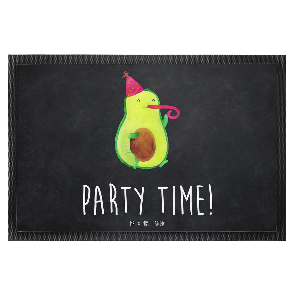 Fußmatte Avocado Party Time  Türvorleger, Schmutzmatte, Fußabtreter, Matte, Schmutzfänger, Fußabstreifer, Schmutzfangmatte, Türmatte, Motivfußmatte,  Haustürmatte, Vorleger  Avocado, Veggie, Vegan, Gesund