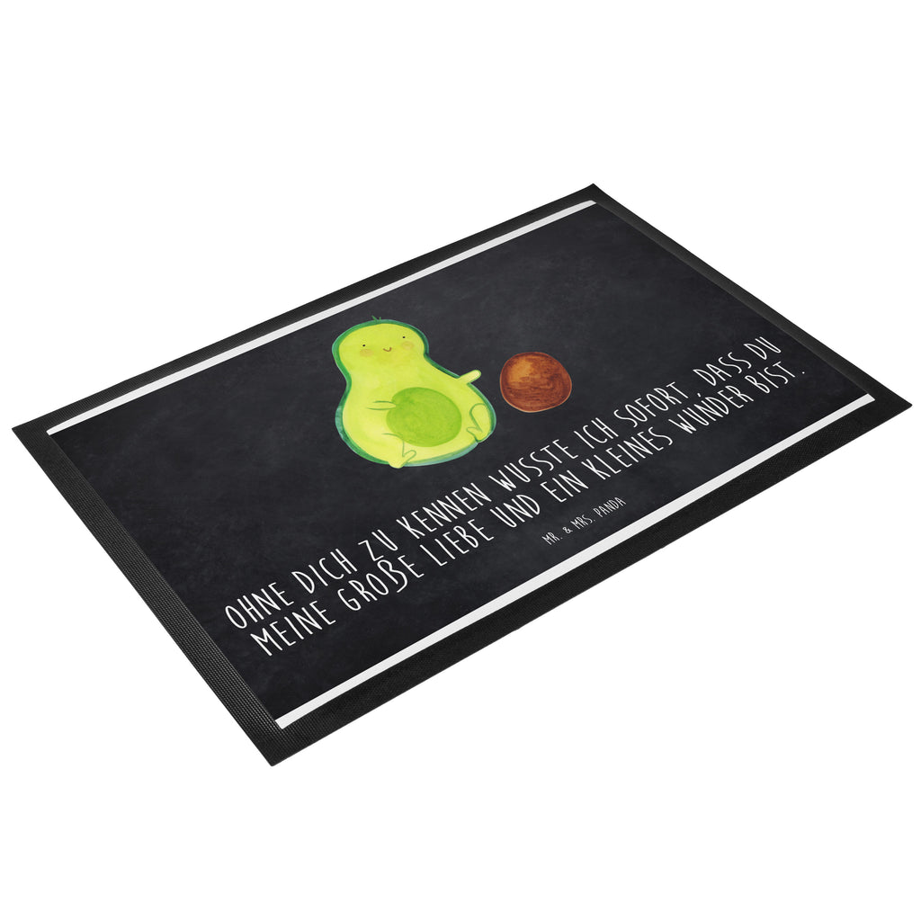 Fußmatte Avocado rollt Kern Avocado, Avocados,Schwanger, Geburt, Geburtstag, Säugling, Kind, erstes Kind, zur Geburt, Schwangerschaft, Babyparty, Baby, große Liebe, Liebe, Love Türvorleger, Schmutzmatte, Fußabtreter, Matte, Schmutzfänger, Fußabstreifer, Schmutzfangmatte, Türmatte, Motivfußmatte,  Haustürmatte, Vorleger  Avocado, Veggie, Vegan, Gesund