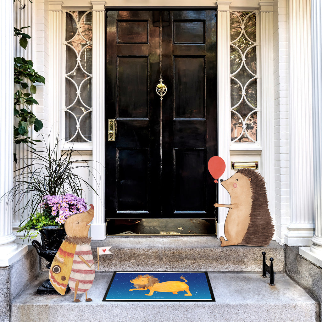 Fußmatte Sternzeichen Löwe Türvorleger, Schmutzmatte, Fußabtreter, Matte, Schmutzfänger, Fußabstreifer, Schmutzfangmatte, Türmatte, Motivfußmatte, Haustürmatte, Vorleger, Tierkreiszeichen, Sternzeichen, Horoskop, Astrologie, Aszendent, Löwe Geschenk, Löwe Sternzeichen, Geschenk Juli, Geburtstag Juli, Geschenk August, Geburtstag August, König der Tiere