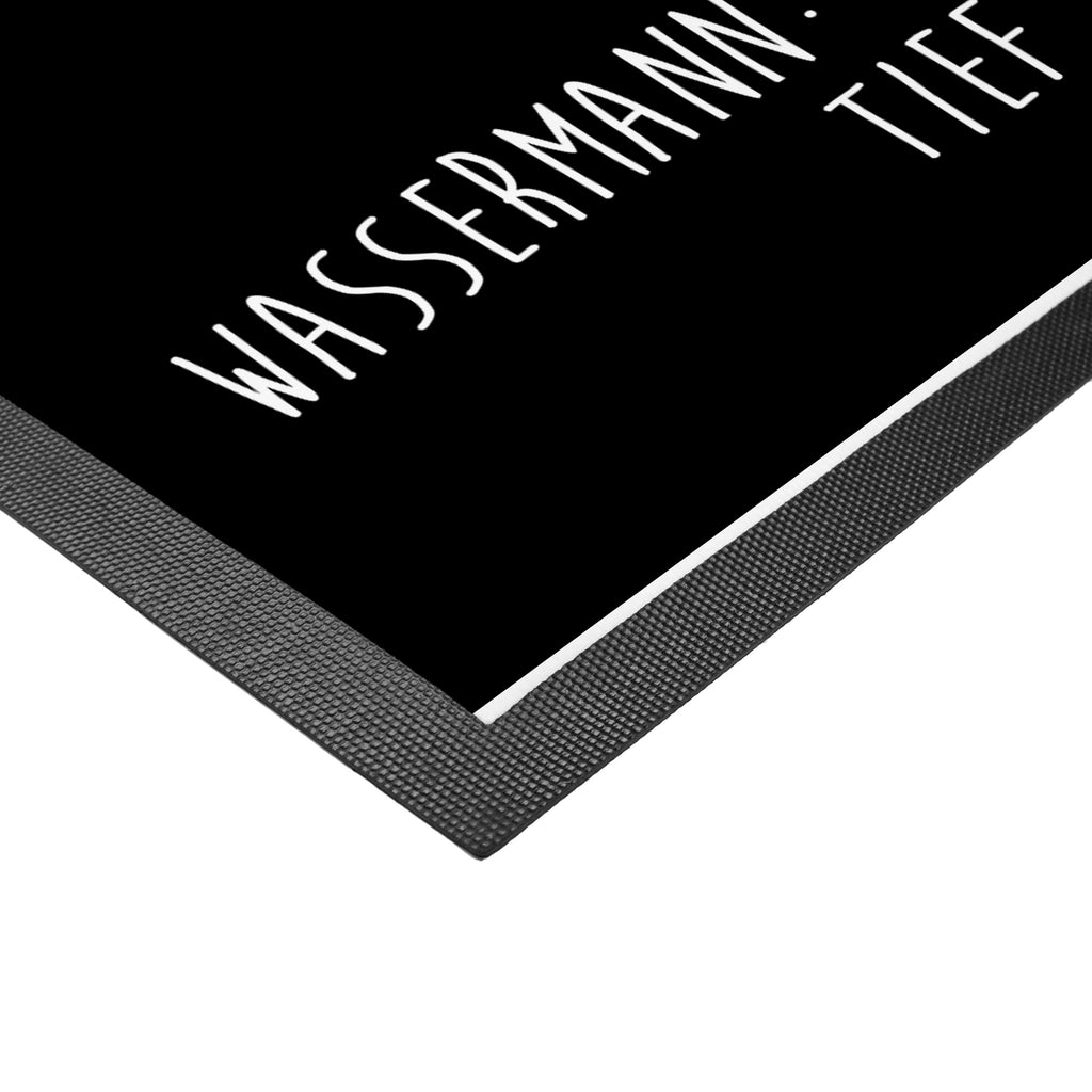 Fußmatte Wassermann Astrologie Wassermann, Sternzeichen, Geburtstagsgeschenk, Geschenk, Astrologie Türvorleger, Schmutzmatte, Fußabtreter, Matte, Schmutzfänger, Fußabstreifer, Schmutzfangmatte, Türmatte, Motivfußmatte,  Haustürmatte, Vorleger  