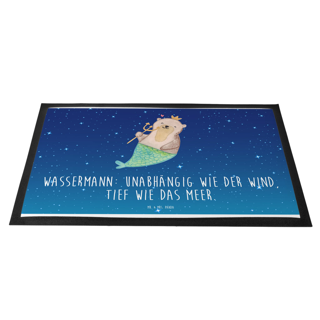 Fußmatte Wassermann Astrologie Wassermann, Sternzeichen, Geburtstagsgeschenk, Geschenk, Astrologie Türvorleger, Schmutzmatte, Fußabtreter, Matte, Schmutzfänger, Fußabstreifer, Schmutzfangmatte, Türmatte, Motivfußmatte,  Haustürmatte, Vorleger  