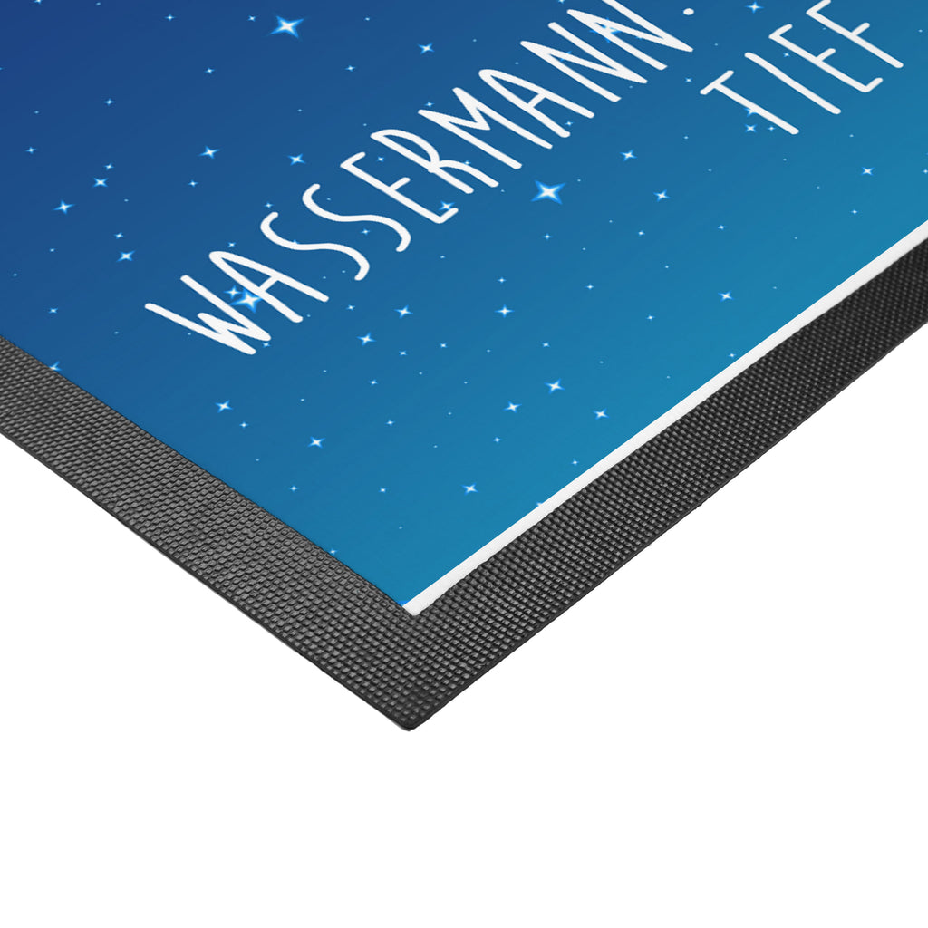 Fußmatte Wassermann Astrologie Wassermann, Sternzeichen, Geburtstagsgeschenk, Geschenk, Astrologie Türvorleger, Schmutzmatte, Fußabtreter, Matte, Schmutzfänger, Fußabstreifer, Schmutzfangmatte, Türmatte, Motivfußmatte,  Haustürmatte, Vorleger  