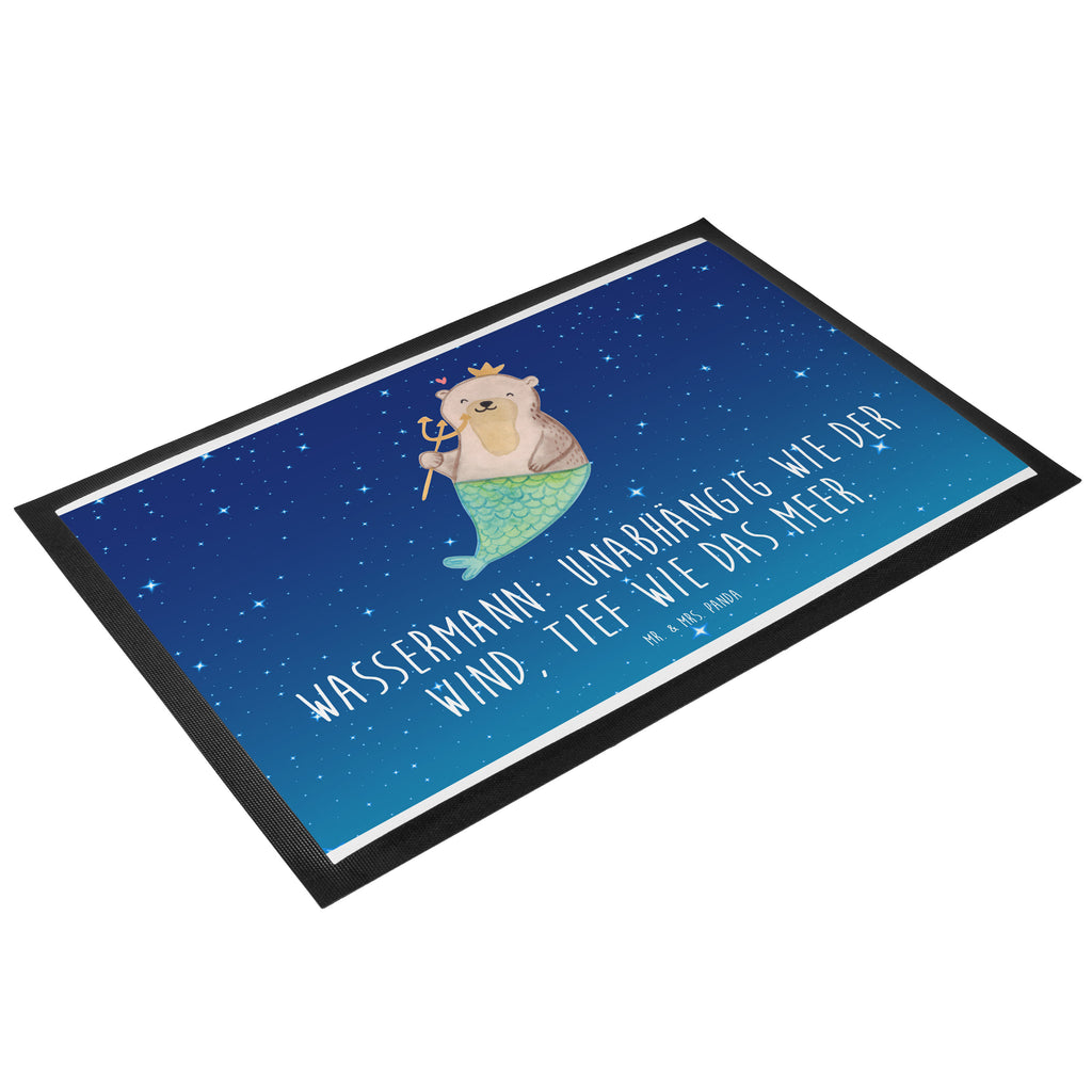 Fußmatte Wassermann Astrologie Wassermann, Sternzeichen, Geburtstagsgeschenk, Geschenk, Astrologie Türvorleger, Schmutzmatte, Fußabtreter, Matte, Schmutzfänger, Fußabstreifer, Schmutzfangmatte, Türmatte, Motivfußmatte,  Haustürmatte, Vorleger  