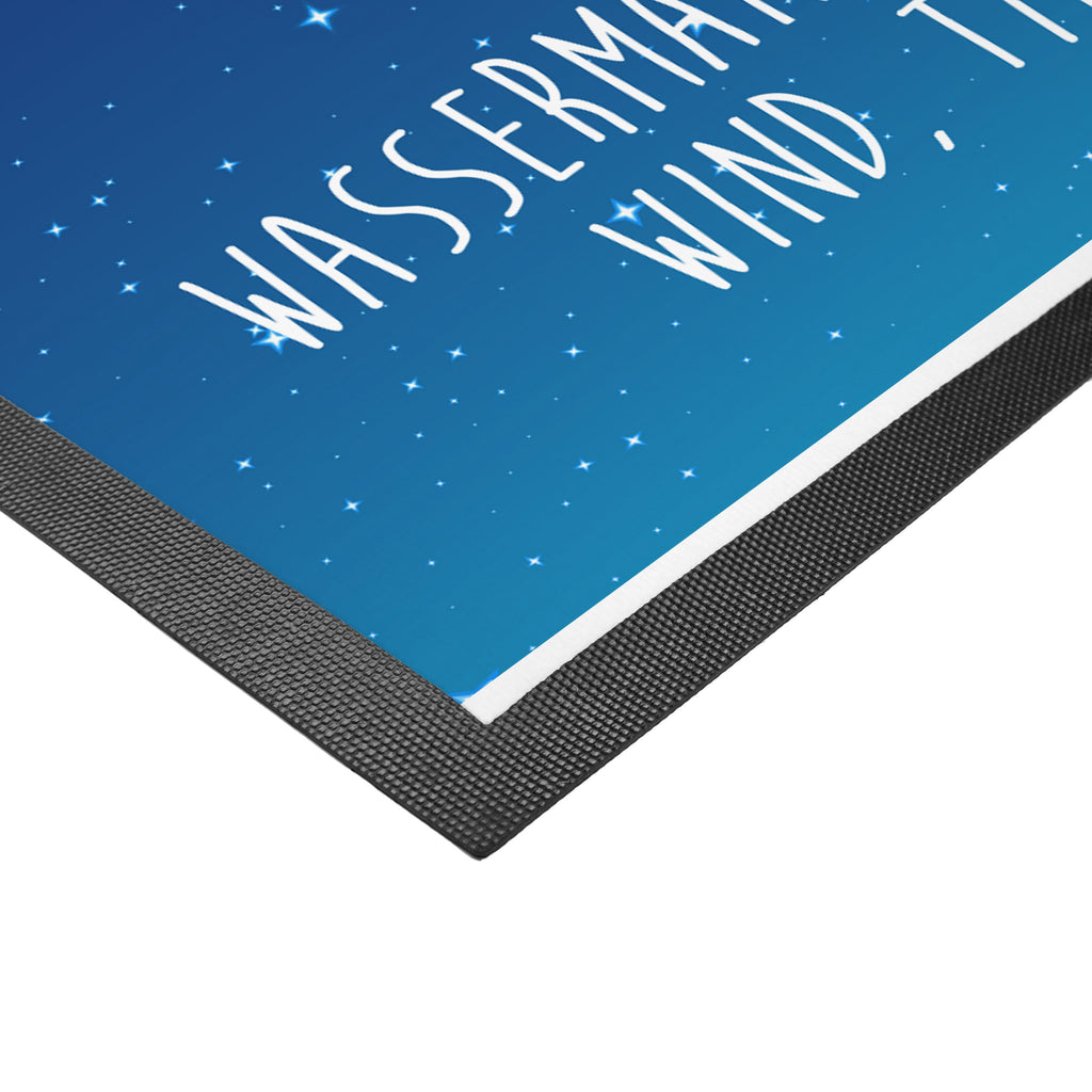 Fußmatte Wassermann Astrologie Wassermann, Sternzeichen, Geburtstagsgeschenk, Geschenk, Astrologie Türvorleger, Schmutzmatte, Fußabtreter, Matte, Schmutzfänger, Fußabstreifer, Schmutzfangmatte, Türmatte, Motivfußmatte,  Haustürmatte, Vorleger  