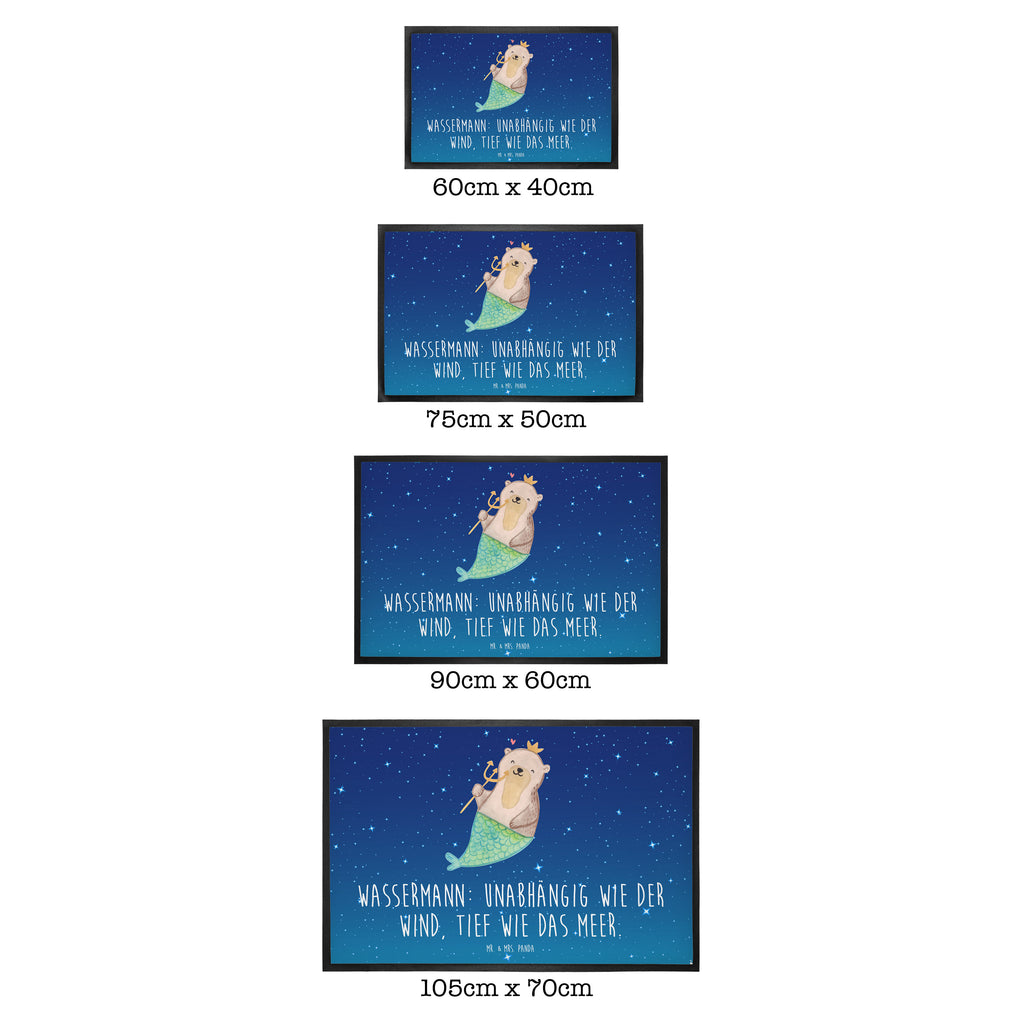 Fußmatte Wassermann Astrologie Wassermann, Sternzeichen, Geburtstagsgeschenk, Geschenk, Astrologie Türvorleger, Schmutzmatte, Fußabtreter, Matte, Schmutzfänger, Fußabstreifer, Schmutzfangmatte, Türmatte, Motivfußmatte,  Haustürmatte, Vorleger  