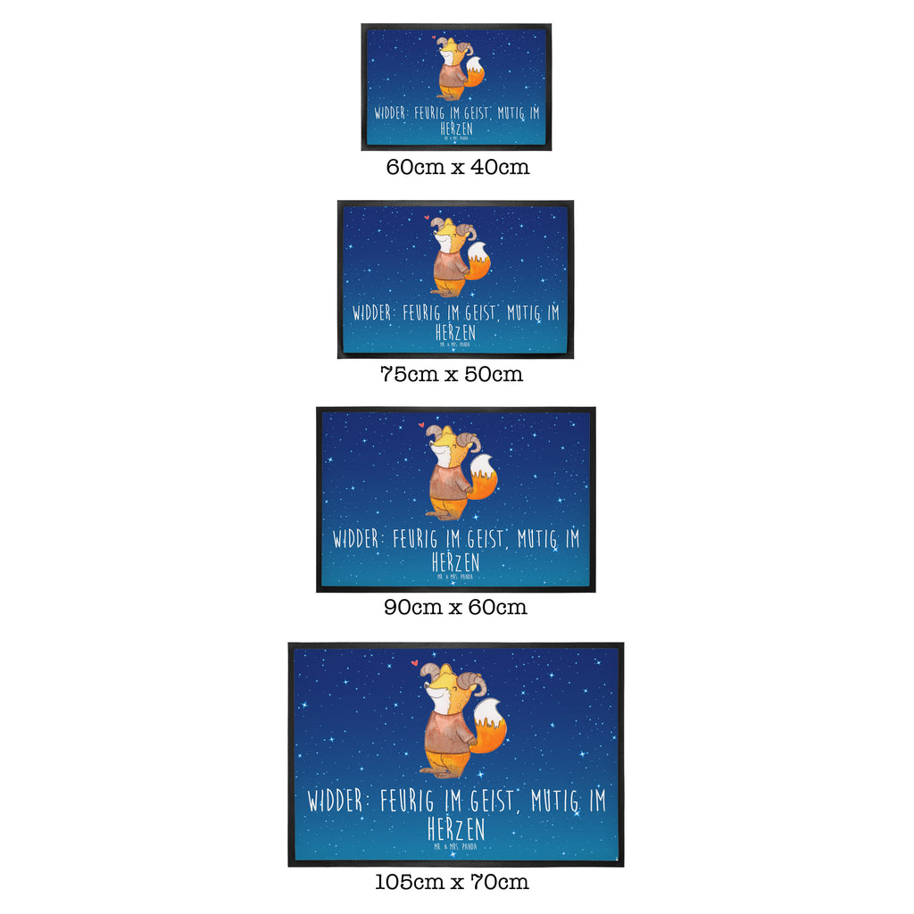 Fußmatte Widder Astologie Widder, Sternzeichen, Geburtstagsgeschenk, Astrologie, Tierkreiszeichen, Geschenk Türvorleger, Schmutzmatte, Fußabtreter, Matte, Schmutzfänger, Fußabstreifer, Schmutzfangmatte, Türmatte, Motivfußmatte,  Haustürmatte, Vorleger  
