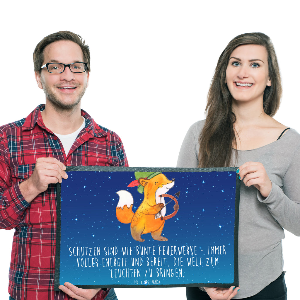 Fußmatte Schütze Astrologie Schütze, Sternzeichen, Astrologie, Tierkreiszeichen, Geschenkidee, Geburtstagsgeschenk, Türvorleger, Schmutzmatte, Fußabtreter, Matte, Schmutzfänger, Fußabstreifer, Schmutzfangmatte, Türmatte, Motivfußmatte,  Haustürmatte, Vorleger  