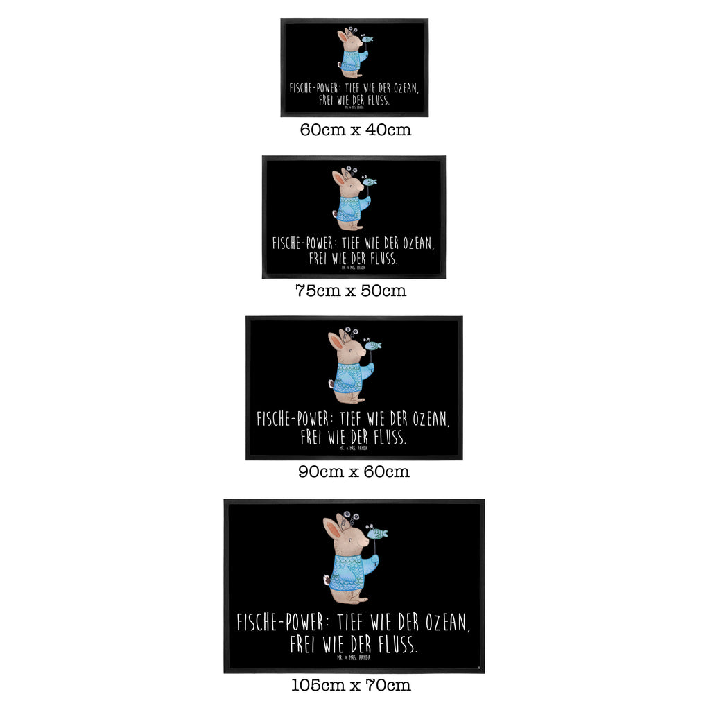 Fußmatte Fische Astrologie Fischer, Sternzeichen, Astrologie, Geburtstagsgeschenk, Geschenkidee zum Geburtstag, Türvorleger, Schmutzmatte, Fußabtreter, Matte, Schmutzfänger, Fußabstreifer, Schmutzfangmatte, Türmatte, Motivfußmatte,  Haustürmatte, Vorleger  