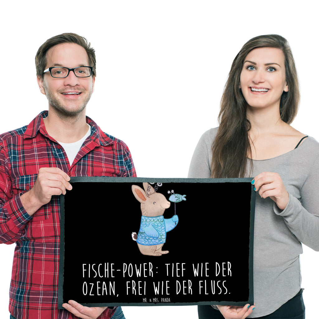 Fußmatte Fische Astrologie Fischer, Sternzeichen, Astrologie, Geburtstagsgeschenk, Geschenkidee zum Geburtstag, Türvorleger, Schmutzmatte, Fußabtreter, Matte, Schmutzfänger, Fußabstreifer, Schmutzfangmatte, Türmatte, Motivfußmatte,  Haustürmatte, Vorleger  