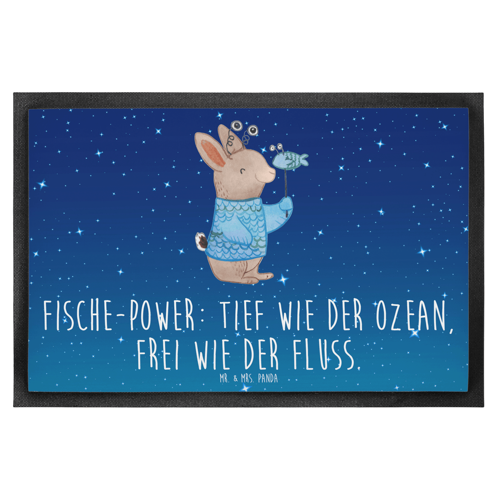 Fußmatte Fische Astrologie Fischer, Sternzeichen, Astrologie, Geburtstagsgeschenk, Geschenkidee zum Geburtstag, Türvorleger, Schmutzmatte, Fußabtreter, Matte, Schmutzfänger, Fußabstreifer, Schmutzfangmatte, Türmatte, Motivfußmatte,  Haustürmatte, Vorleger  