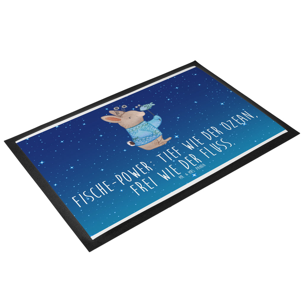 Fußmatte Fische Astrologie Fischer, Sternzeichen, Astrologie, Geburtstagsgeschenk, Geschenkidee zum Geburtstag, Türvorleger, Schmutzmatte, Fußabtreter, Matte, Schmutzfänger, Fußabstreifer, Schmutzfangmatte, Türmatte, Motivfußmatte,  Haustürmatte, Vorleger  