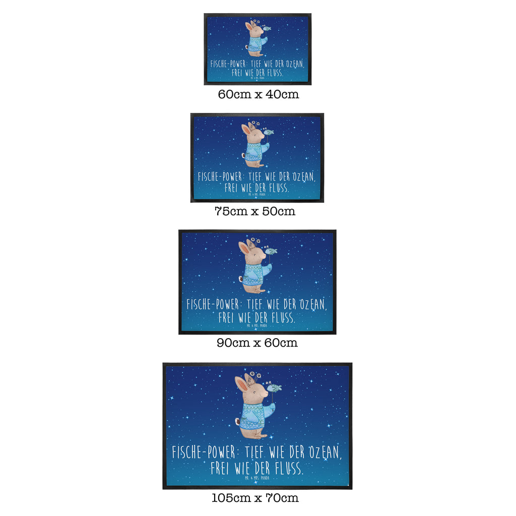 Fußmatte Fische Astrologie Fischer, Sternzeichen, Astrologie, Geburtstagsgeschenk, Geschenkidee zum Geburtstag, Türvorleger, Schmutzmatte, Fußabtreter, Matte, Schmutzfänger, Fußabstreifer, Schmutzfangmatte, Türmatte, Motivfußmatte,  Haustürmatte, Vorleger  