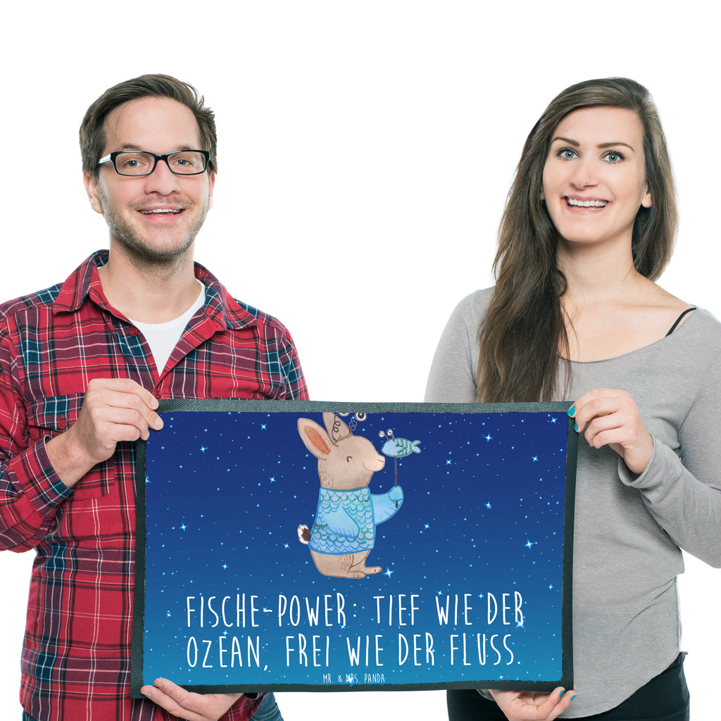 Fußmatte Fische Astrologie Fischer, Sternzeichen, Astrologie, Geburtstagsgeschenk, Geschenkidee zum Geburtstag, Türvorleger, Schmutzmatte, Fußabtreter, Matte, Schmutzfänger, Fußabstreifer, Schmutzfangmatte, Türmatte, Motivfußmatte,  Haustürmatte, Vorleger  