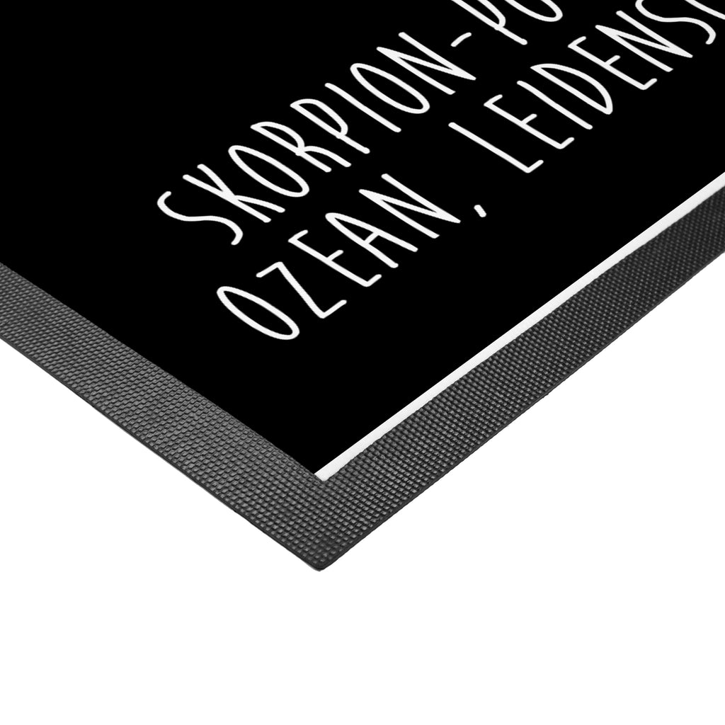 Fußmatte Skorpion Astrologie Skorpion, Sternzeichen, Astrologie, Tierkreiszeichen, Geburtstagsgeschenk, Geschenk,  Türvorleger, Schmutzmatte, Fußabtreter, Matte, Schmutzfänger, Fußabstreifer, Schmutzfangmatte, Türmatte, Motivfußmatte,  Haustürmatte, Vorleger  