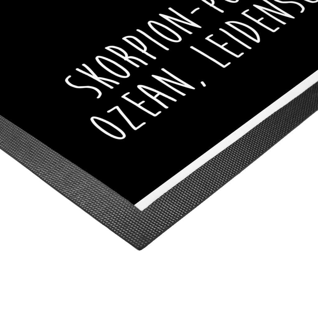 Fußmatte Skorpion Astrologie Skorpion, Sternzeichen, Astrologie, Tierkreiszeichen, Geburtstagsgeschenk, Geschenk,  Türvorleger, Schmutzmatte, Fußabtreter, Matte, Schmutzfänger, Fußabstreifer, Schmutzfangmatte, Türmatte, Motivfußmatte,  Haustürmatte, Vorleger  