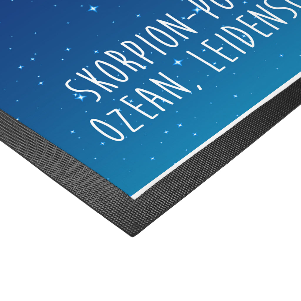 Fußmatte Skorpion Astrologie Skorpion, Sternzeichen, Astrologie, Tierkreiszeichen, Geburtstagsgeschenk, Geschenk,  Türvorleger, Schmutzmatte, Fußabtreter, Matte, Schmutzfänger, Fußabstreifer, Schmutzfangmatte, Türmatte, Motivfußmatte,  Haustürmatte, Vorleger  