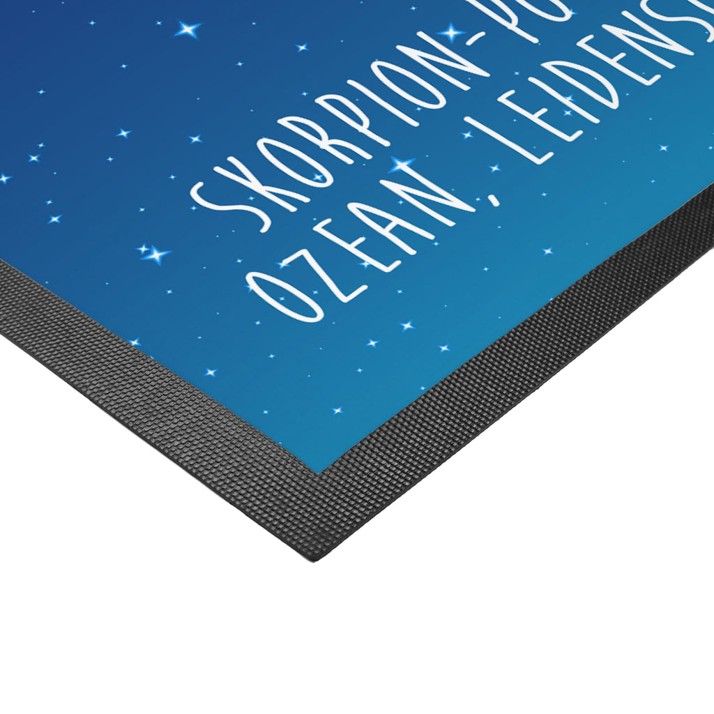 Fußmatte Skorpion Astrologie Skorpion, Sternzeichen, Astrologie, Tierkreiszeichen, Geburtstagsgeschenk, Geschenk,  Türvorleger, Schmutzmatte, Fußabtreter, Matte, Schmutzfänger, Fußabstreifer, Schmutzfangmatte, Türmatte, Motivfußmatte,  Haustürmatte, Vorleger  