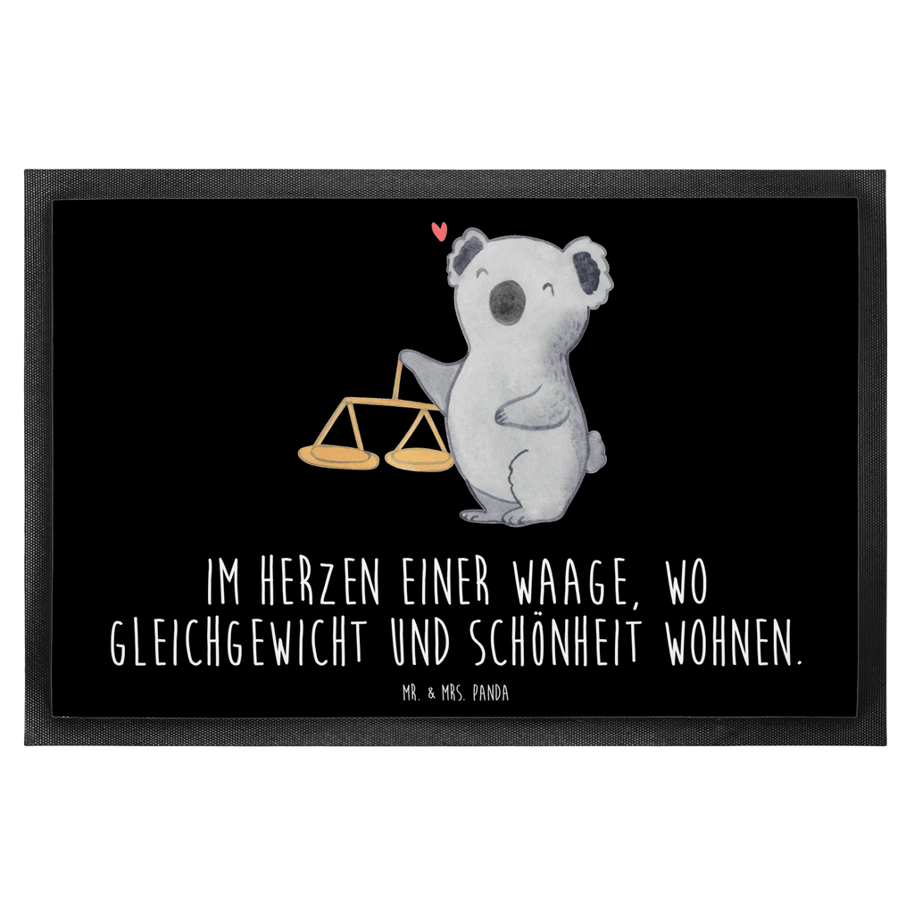 Fußmatte Waage Astrologie Waage, Sternzeichen, Astrologie, Tierkreiszeichen, Geschenk zum Geburtstag, Geburtstagsgeschenk, Geschenk Türvorleger, Schmutzmatte, Fußabtreter, Matte, Schmutzfänger, Fußabstreifer, Schmutzfangmatte, Türmatte, Motivfußmatte,  Haustürmatte, Vorleger  