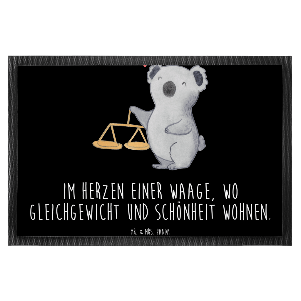 Fußmatte Waage Astrologie Waage, Sternzeichen, Astrologie, Tierkreiszeichen, Geschenk zum Geburtstag, Geburtstagsgeschenk, Geschenk Türvorleger, Schmutzmatte, Fußabtreter, Matte, Schmutzfänger, Fußabstreifer, Schmutzfangmatte, Türmatte, Motivfußmatte,  Haustürmatte, Vorleger  