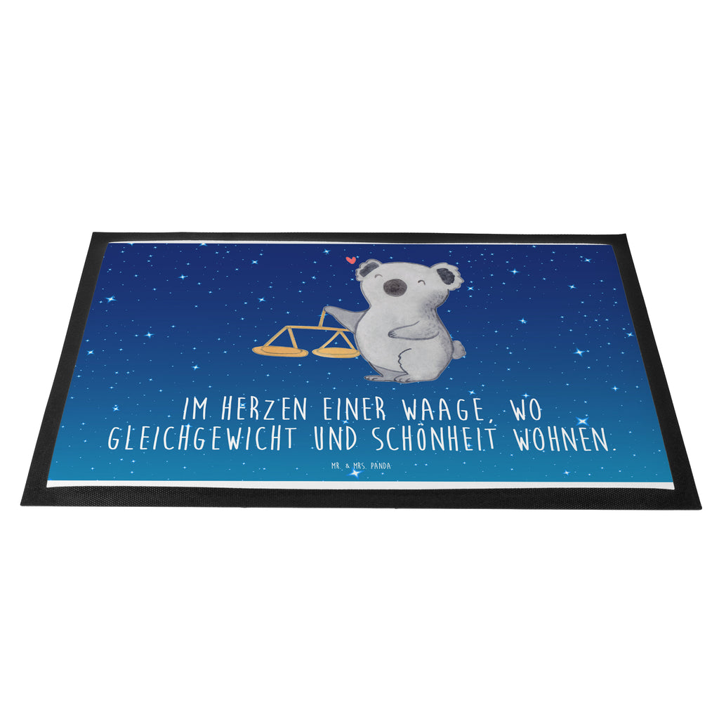 Fußmatte Waage Astrologie Waage, Sternzeichen, Astrologie, Tierkreiszeichen, Geschenk zum Geburtstag, Geburtstagsgeschenk, Geschenk Türvorleger, Schmutzmatte, Fußabtreter, Matte, Schmutzfänger, Fußabstreifer, Schmutzfangmatte, Türmatte, Motivfußmatte,  Haustürmatte, Vorleger  