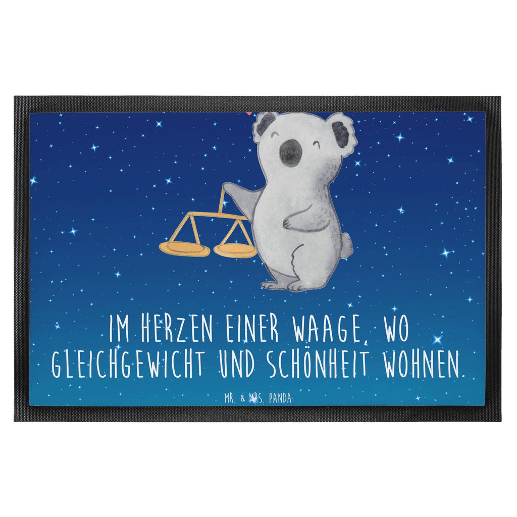 Fußmatte Waage Astrologie Waage, Sternzeichen, Astrologie, Tierkreiszeichen, Geschenk zum Geburtstag, Geburtstagsgeschenk, Geschenk Türvorleger, Schmutzmatte, Fußabtreter, Matte, Schmutzfänger, Fußabstreifer, Schmutzfangmatte, Türmatte, Motivfußmatte,  Haustürmatte, Vorleger  