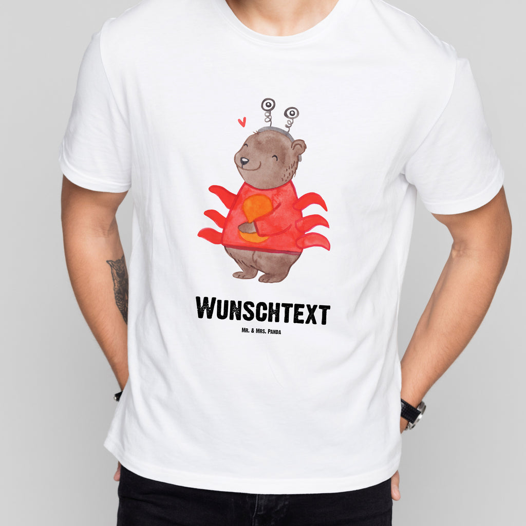 Größe S Personalisiertes T-Shirt Krebs Astrologie T-Shirt Personalisiert, T-Shirt mit Namen, T-Shirt mit Aufruck, Männer, Frauen, Tierkreiszeichen, Sternzeichen, Horoskop, Astrologie, Aszendent, Krebs, Geburtstagsgeschenk, Geschenk