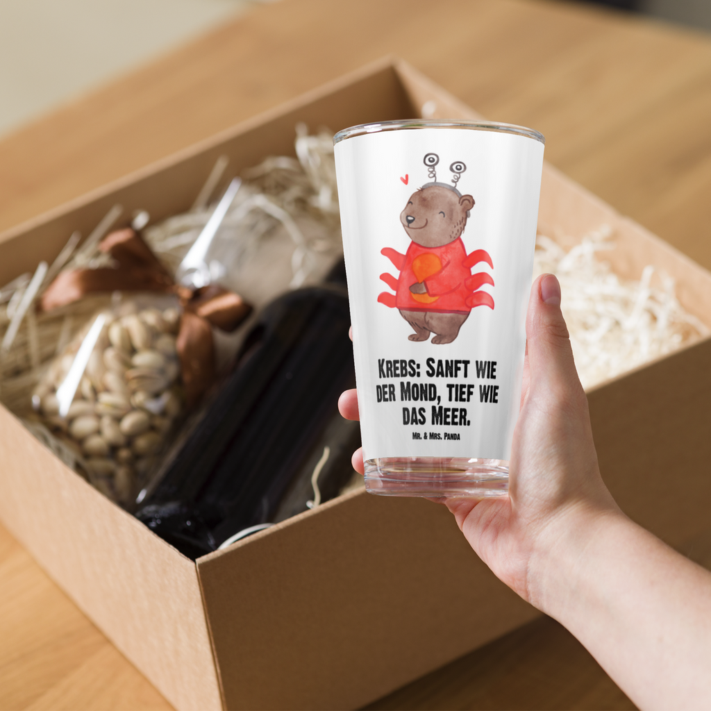 Premium Trinkglas Krebs Astrologie Trinkglas, Glas, Pint Glas, Bierglas, Cocktail Glas, Wasserglas, Tierkreiszeichen, Sternzeichen, Horoskop, Astrologie, Aszendent, Krebs, Geburtstagsgeschenk, Geschenk
