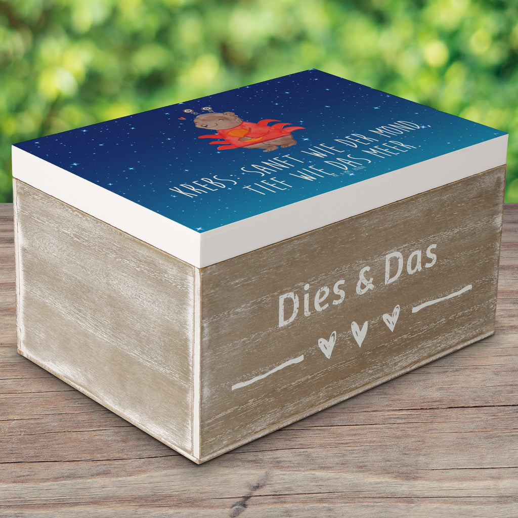 Holzkiste Krebs Astrologie Holzkiste, Kiste, Schatzkiste, Truhe, Schatulle, XXL, Erinnerungsbox, Erinnerungskiste, Dekokiste, Aufbewahrungsbox, Tierkreiszeichen, Sternzeichen, Horoskop, Astrologie, Aszendent, Krebs, Geburtstagsgeschenk, Geschenk