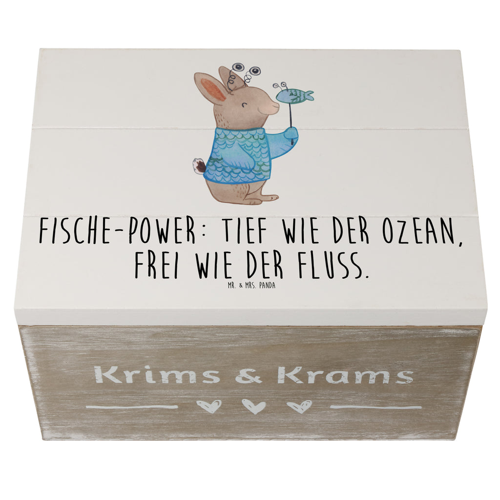 Holzkiste Fische Astrologie Holzkiste, Kiste, Schatzkiste, Truhe, Schatulle, XXL, Erinnerungsbox, Erinnerungskiste, Dekokiste, Aufbewahrungsbox, Tierkreiszeichen, Sternzeichen, Horoskop, Astrologie, Aszendent, Fischer, Geburtstagsgeschenk, Geschenkidee zum Geburtstag