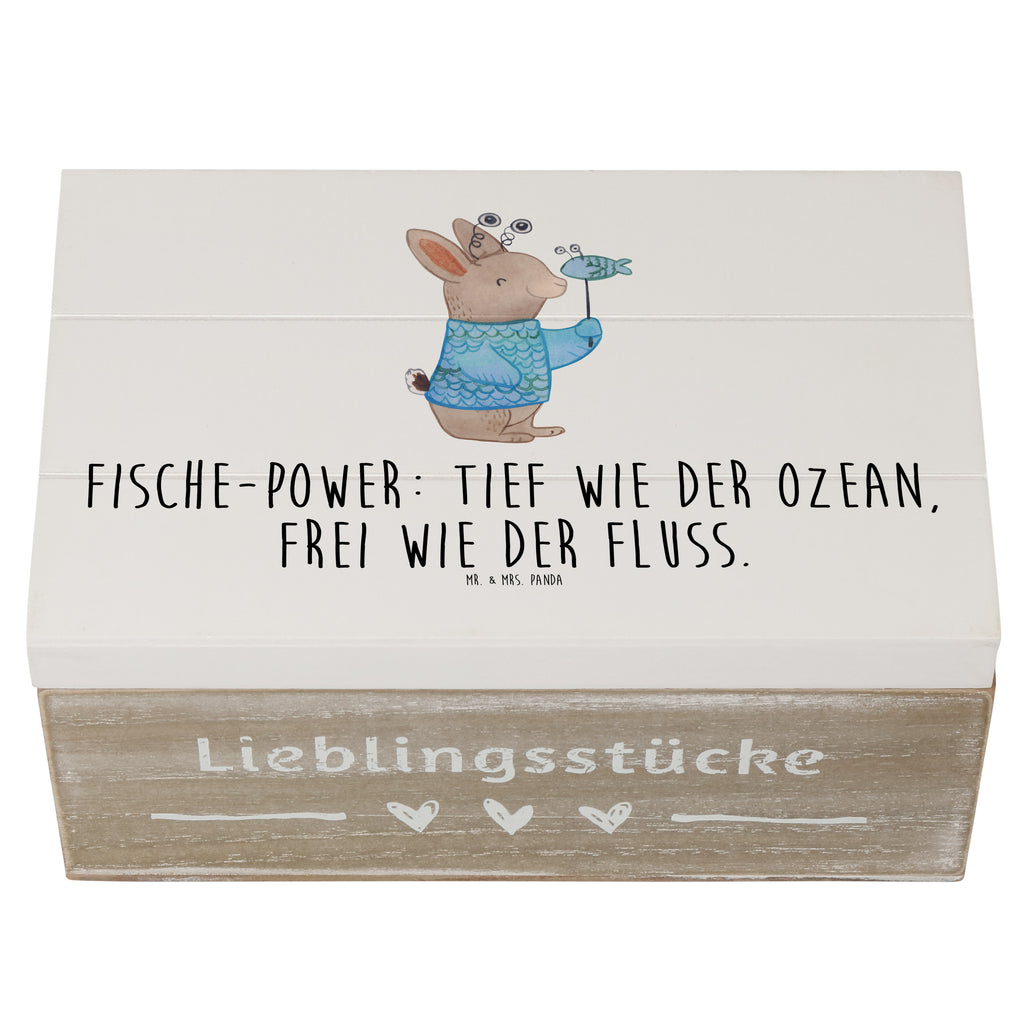 Holzkiste Fische Astrologie Holzkiste, Kiste, Schatzkiste, Truhe, Schatulle, XXL, Erinnerungsbox, Erinnerungskiste, Dekokiste, Aufbewahrungsbox, Tierkreiszeichen, Sternzeichen, Horoskop, Astrologie, Aszendent, Fischer, Geburtstagsgeschenk, Geschenkidee zum Geburtstag