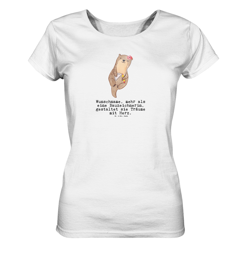 Personalisiertes Shirt Damen Bauzeichnerin mit Herz T-Shirt, Shirt, Tshirt, Lustiges T-Shirt, T-Shirt mit Spruch, Party, Junggesellenabschied, Jubiläum, Geburstag, Herrn, Damen, Männer, Frauen, Schlafshirt, Nachthemd, Sprüche, Beruf, Ausbildung, Abschied, Rente, Kollege, Kollegin, Geschenk, Schenken, Arbeitskollege, Mitarbeiter, Firma, Danke, Dankeschön