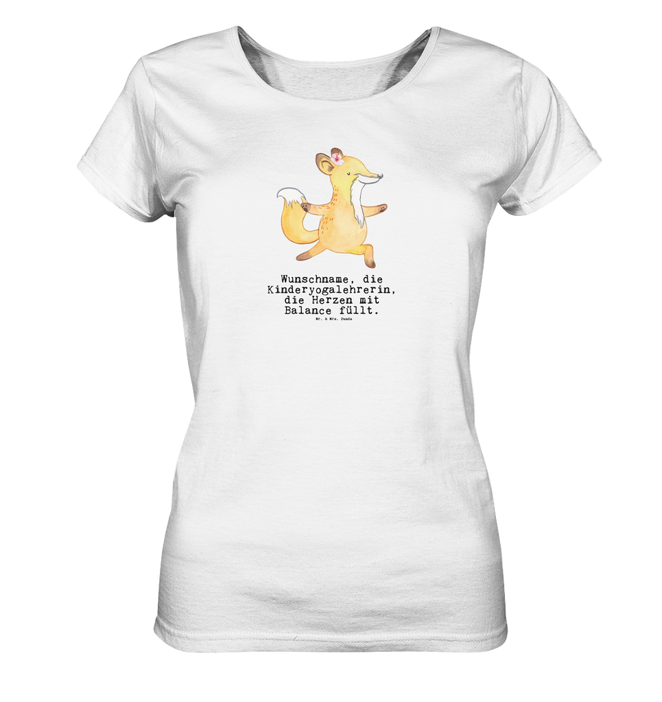 Personalisiertes Shirt Damen Kinderyogalehrerin mit Herz T-Shirt, Shirt, Tshirt, Lustiges T-Shirt, T-Shirt mit Spruch, Party, Junggesellenabschied, Jubiläum, Geburstag, Herrn, Damen, Männer, Frauen, Schlafshirt, Nachthemd, Sprüche, Beruf, Ausbildung, Abschied, Rente, Kollege, Kollegin, Geschenk, Schenken, Arbeitskollege, Mitarbeiter, Firma, Danke, Dankeschön