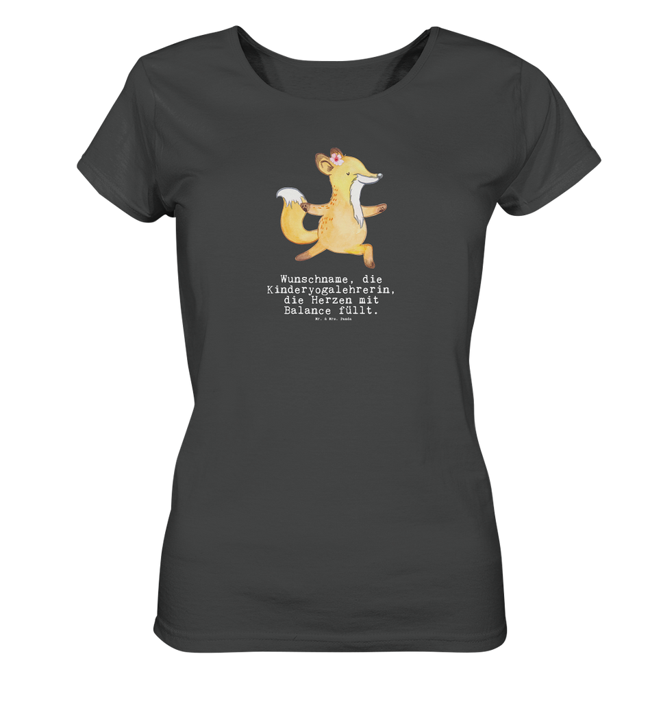 Personalisiertes Shirt Damen Kinderyogalehrerin mit Herz T-Shirt, Shirt, Tshirt, Lustiges T-Shirt, T-Shirt mit Spruch, Party, Junggesellenabschied, Jubiläum, Geburstag, Herrn, Damen, Männer, Frauen, Schlafshirt, Nachthemd, Sprüche, Beruf, Ausbildung, Abschied, Rente, Kollege, Kollegin, Geschenk, Schenken, Arbeitskollege, Mitarbeiter, Firma, Danke, Dankeschön