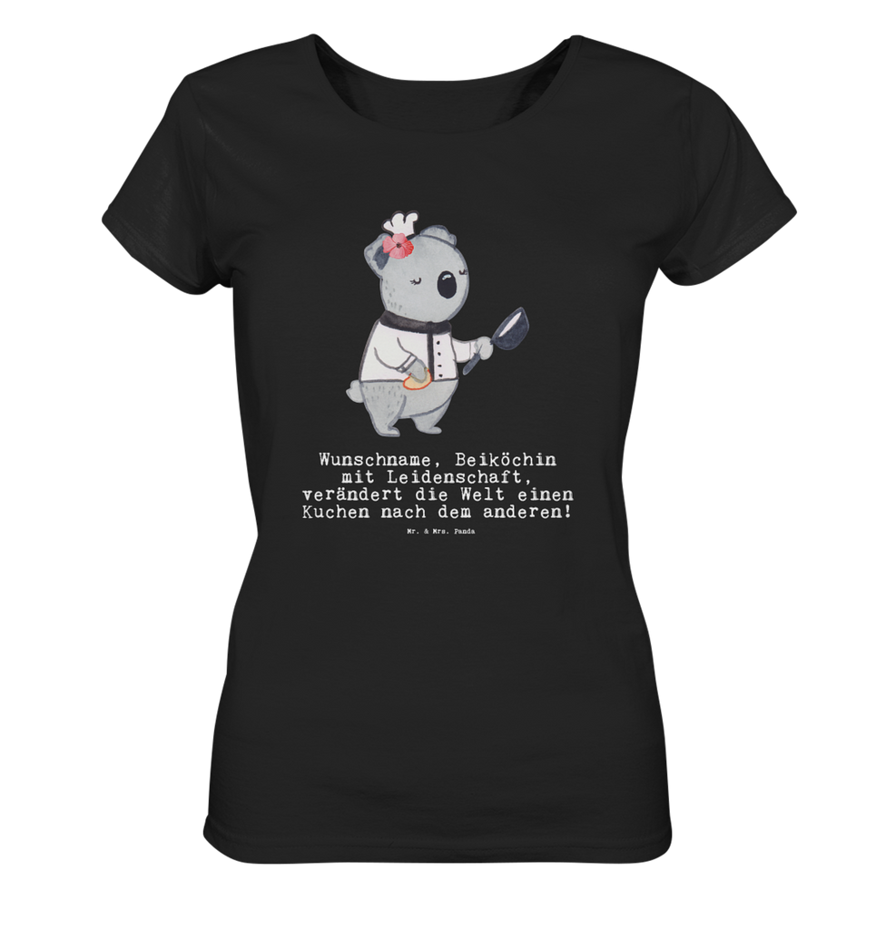 Personalisiertes Shirt Damen Beiköchin mit Herz T-Shirt, Shirt, Tshirt, Lustiges T-Shirt, T-Shirt mit Spruch, Party, Junggesellenabschied, Jubiläum, Geburstag, Herrn, Damen, Männer, Frauen, Schlafshirt, Nachthemd, Sprüche, Beruf, Ausbildung, Abschied, Rente, Kollege, Kollegin, Geschenk, Schenken, Arbeitskollege, Mitarbeiter, Firma, Danke, Dankeschön, Beiköchin, Spülhilfe, Hilfsköchin, Jungkoch, Küchenhilfe, Gastronomie, Restaurant, Köchin