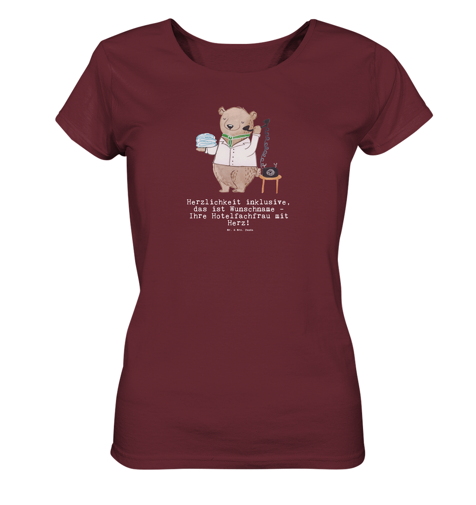 Personalisiertes Shirt Damen Hotelfachfrau mit Herz T-Shirt, Shirt, Tshirt, Lustiges T-Shirt, T-Shirt mit Spruch, Party, Junggesellenabschied, Jubiläum, Geburstag, Herrn, Damen, Männer, Frauen, Schlafshirt, Nachthemd, Sprüche, Beruf, Ausbildung, Abschied, Rente, Kollege, Kollegin, Geschenk, Schenken, Arbeitskollege, Mitarbeiter, Firma, Danke, Dankeschön, Hotelfachfrau, Hotelkauffrau, Hotelfachangestellte, Hotelier, Hoteleröffnung