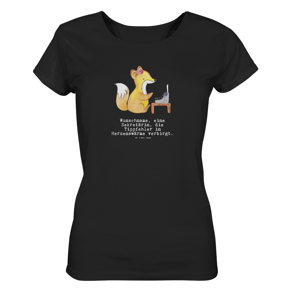 Personalisiertes Shirt Damen Sekretärin mit Herz T-Shirt, Shirt, Tshirt, Lustiges T-Shirt, T-Shirt mit Spruch, Party, Junggesellenabschied, Jubiläum, Geburstag, Herrn, Damen, Männer, Frauen, Schlafshirt, Nachthemd, Sprüche, Beruf, Ausbildung, Abschied, Rente, Kollege, Kollegin, Geschenk, Schenken, Arbeitskollege, Mitarbeiter, Firma, Danke, Dankeschön