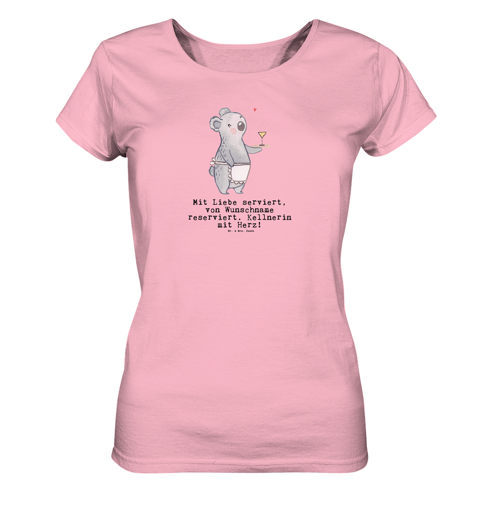 Personalisiertes Shirt Damen Kellnerin mit Herz T-Shirt, Shirt, Tshirt, Lustiges T-Shirt, T-Shirt mit Spruch, Party, Junggesellenabschied, Jubiläum, Geburstag, Herrn, Damen, Männer, Frauen, Schlafshirt, Nachthemd, Sprüche, Beruf, Ausbildung, Abschied, Rente, Kollege, Kollegin, Geschenk, Schenken, Arbeitskollege, Mitarbeiter, Firma, Danke, Dankeschön, Kellnerin, Servicekraft, Restaurant