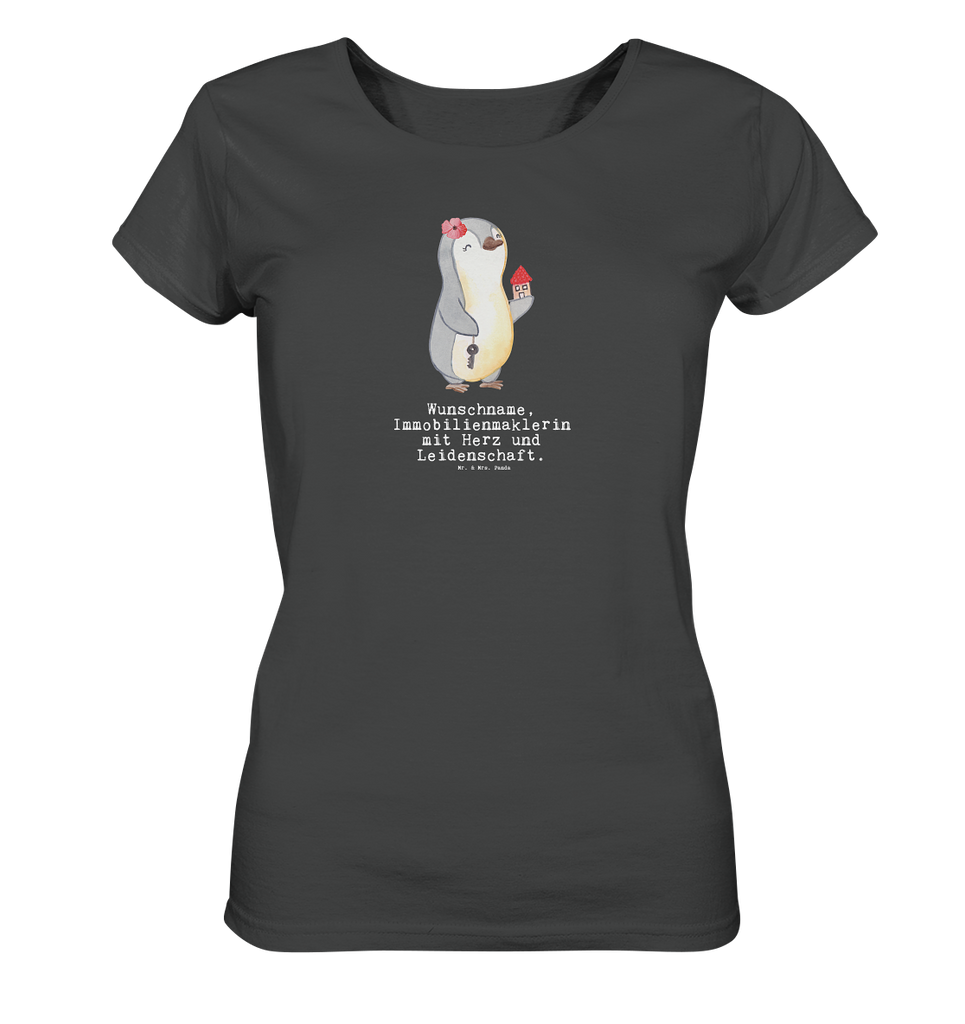 Personalisiertes Shirt Damen Immobilienmaklerin mit Herz T-Shirt, Shirt, Tshirt, Lustiges T-Shirt, T-Shirt mit Spruch, Party, Junggesellenabschied, Jubiläum, Geburstag, Herrn, Damen, Männer, Frauen, Schlafshirt, Nachthemd, Sprüche, Beruf, Ausbildung, Abschied, Rente, Kollege, Kollegin, Geschenk, Schenken, Arbeitskollege, Mitarbeiter, Firma, Danke, Dankeschön, Immobilienmaklerin, Immobilienhändlerin, Immobilienkauffrau, Immobilienbüro
