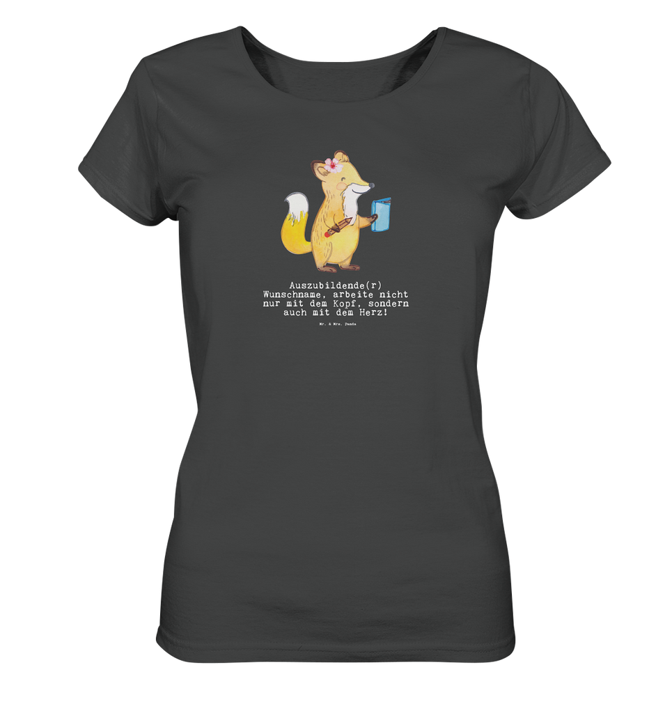 Personalisiertes Shirt Damen Auszubildende mit Herz T-Shirt, Shirt, Tshirt, Lustiges T-Shirt, T-Shirt mit Spruch, Party, Junggesellenabschied, Jubiläum, Geburstag, Herrn, Damen, Männer, Frauen, Schlafshirt, Nachthemd, Sprüche, Beruf, Ausbildung, Abschied, Rente, Kollege, Kollegin, Geschenk, Schenken, Arbeitskollege, Mitarbeiter, Firma, Danke, Dankeschön, Auszubildende, Azubine, Ausbildungsbeginn, Abschlussprüfung, Beginn der Ausbildung, Glücksbringer zur Ausbildung