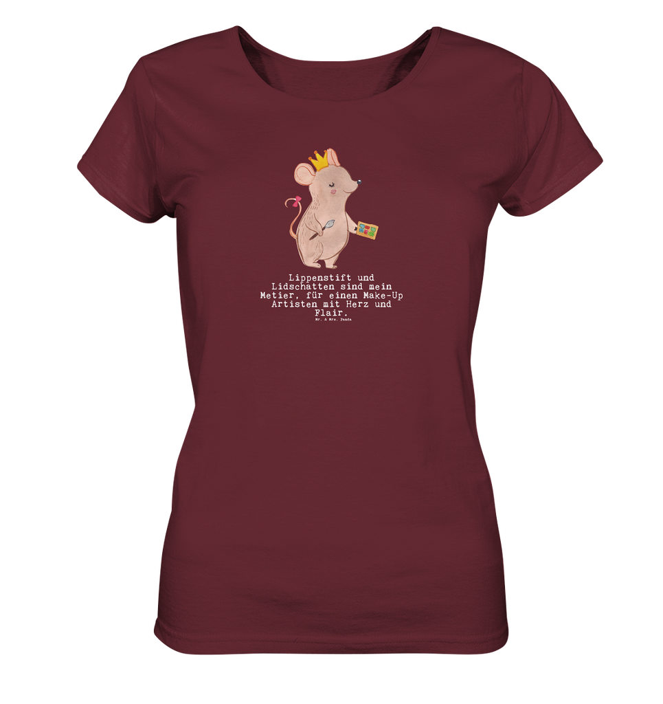 Personalisiertes Shirt Damen Make Up Artist mit Herz T-Shirt, Shirt, Tshirt, Lustiges T-Shirt, T-Shirt mit Spruch, Party, Junggesellenabschied, Jubiläum, Geburstag, Herrn, Damen, Männer, Frauen, Schlafshirt, Nachthemd, Sprüche, Beruf, Ausbildung, Abschied, Rente, Kollege, Kollegin, Geschenk, Schenken, Arbeitskollege, Mitarbeiter, Firma, Danke, Dankeschön, Kosmetiker, Make Up Artist, Maskenbildner, Visagist, Beauty Salon, Kosmetikstudio, Eröffnung