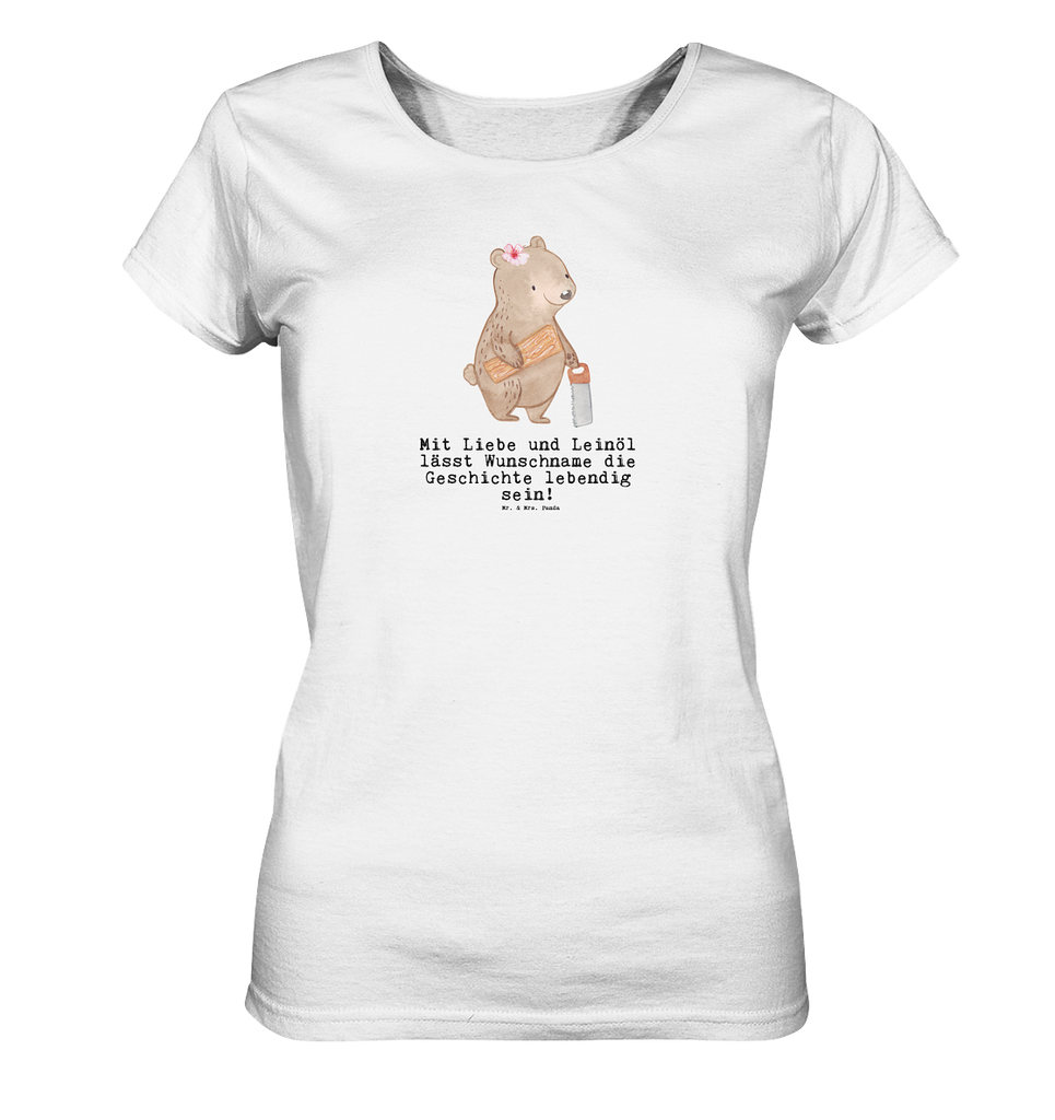 Personalisiertes Shirt Damen Restauratorin mit Herz T-Shirt, Shirt, Tshirt, Lustiges T-Shirt, T-Shirt mit Spruch, Party, Junggesellenabschied, Jubiläum, Geburstag, Herrn, Damen, Männer, Frauen, Schlafshirt, Nachthemd, Sprüche, Beruf, Ausbildung, Abschied, Rente, Kollege, Kollegin, Geschenk, Schenken, Arbeitskollege, Mitarbeiter, Firma, Danke, Dankeschön