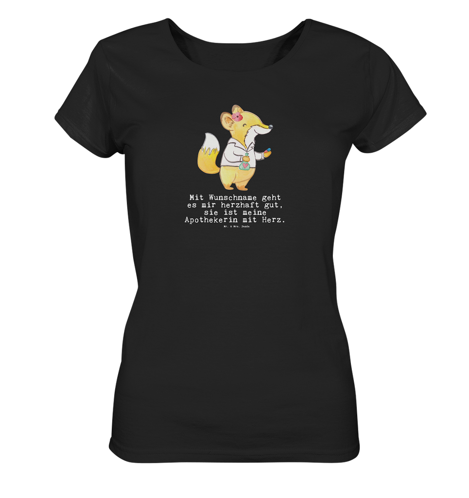 Personalisiertes Shirt Damen Apothekerin mit Herz T-Shirt, Shirt, Tshirt, Lustiges T-Shirt, T-Shirt mit Spruch, Party, Junggesellenabschied, Jubiläum, Geburstag, Herrn, Damen, Männer, Frauen, Schlafshirt, Nachthemd, Sprüche, Beruf, Ausbildung, Abschied, Rente, Kollege, Kollegin, Geschenk, Schenken, Arbeitskollege, Mitarbeiter, Firma, Danke, Dankeschön, Apothekerin, Pharmazie, Staatsexamen, Approbation, Eröffnung Apotheke
