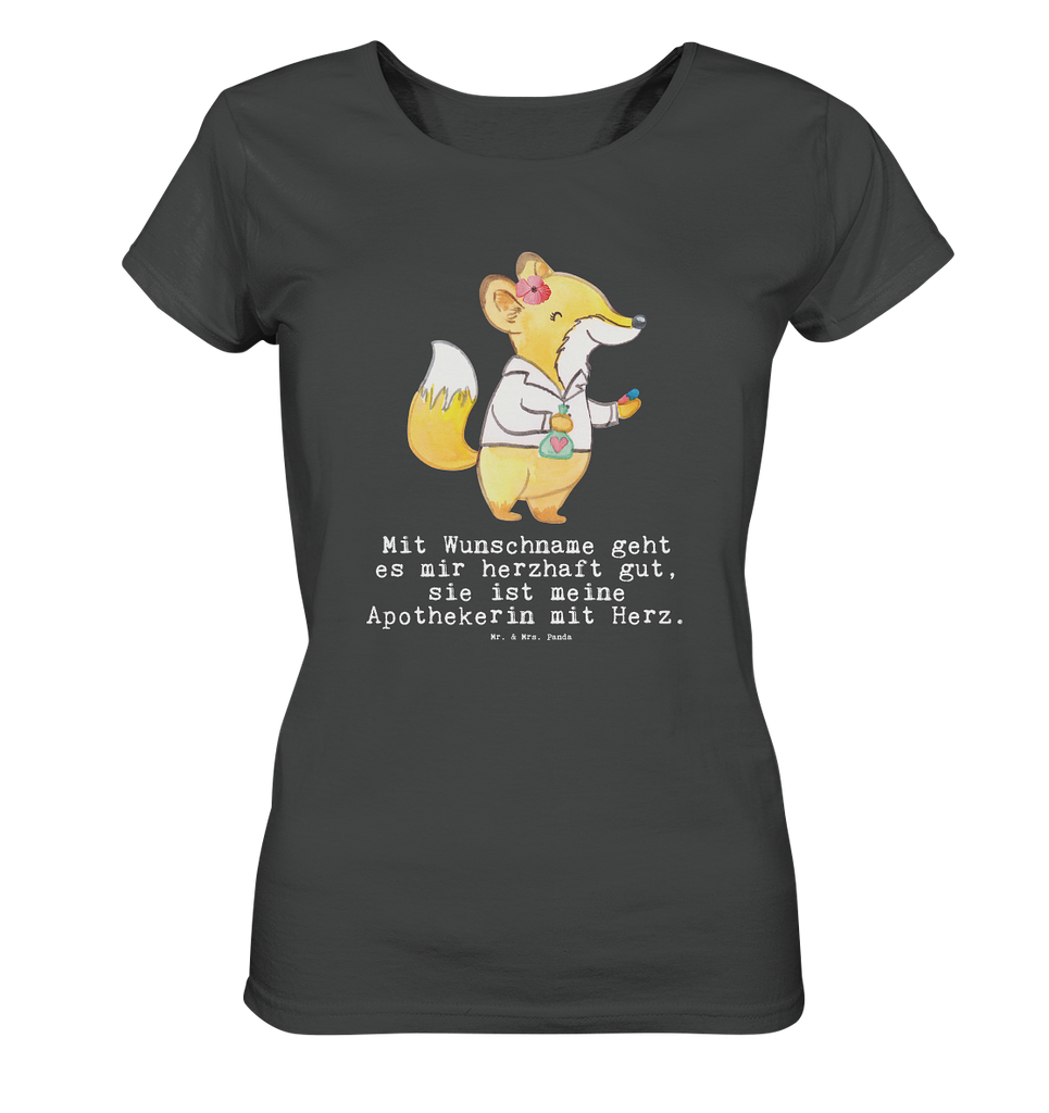Personalisiertes Shirt Damen Apothekerin mit Herz T-Shirt, Shirt, Tshirt, Lustiges T-Shirt, T-Shirt mit Spruch, Party, Junggesellenabschied, Jubiläum, Geburstag, Herrn, Damen, Männer, Frauen, Schlafshirt, Nachthemd, Sprüche, Beruf, Ausbildung, Abschied, Rente, Kollege, Kollegin, Geschenk, Schenken, Arbeitskollege, Mitarbeiter, Firma, Danke, Dankeschön, Apothekerin, Pharmazie, Staatsexamen, Approbation, Eröffnung Apotheke