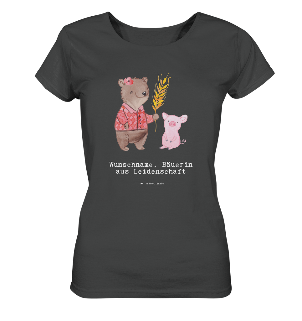 Personalisiertes Shirt Damen Bäuerin aus Leidenschaft T-Shirt, Shirt, Tshirt, Lustiges T-Shirt, T-Shirt mit Spruch, Party, Junggesellenabschied, Jubiläum, Geburstag, Herrn, Damen, Männer, Frauen, Schlafshirt, Nachthemd, Sprüche, Beruf, Ausbildung, Abschied, Rente, Kollege, Kollegin, Geschenk, Schenken, Arbeitskollege, Mitarbeiter, Firma, Danke, Dankeschön, Landwirtin, Bäuerin, Tierwirtin, Agronomin, Farmerin, Bauernhof