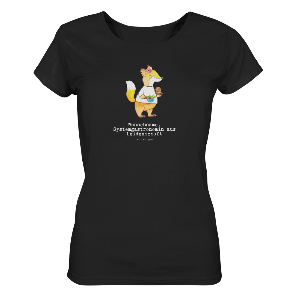 Personalisiertes Shirt Damen Systemgastronomin aus Leidenschaft T-Shirt, Shirt, Tshirt, Lustiges T-Shirt, T-Shirt mit Spruch, Party, Junggesellenabschied, Jubiläum, Geburstag, Herrn, Damen, Männer, Frauen, Schlafshirt, Nachthemd, Sprüche, Beruf, Ausbildung, Abschied, Rente, Kollege, Kollegin, Geschenk, Schenken, Arbeitskollege, Mitarbeiter, Firma, Danke, Dankeschön