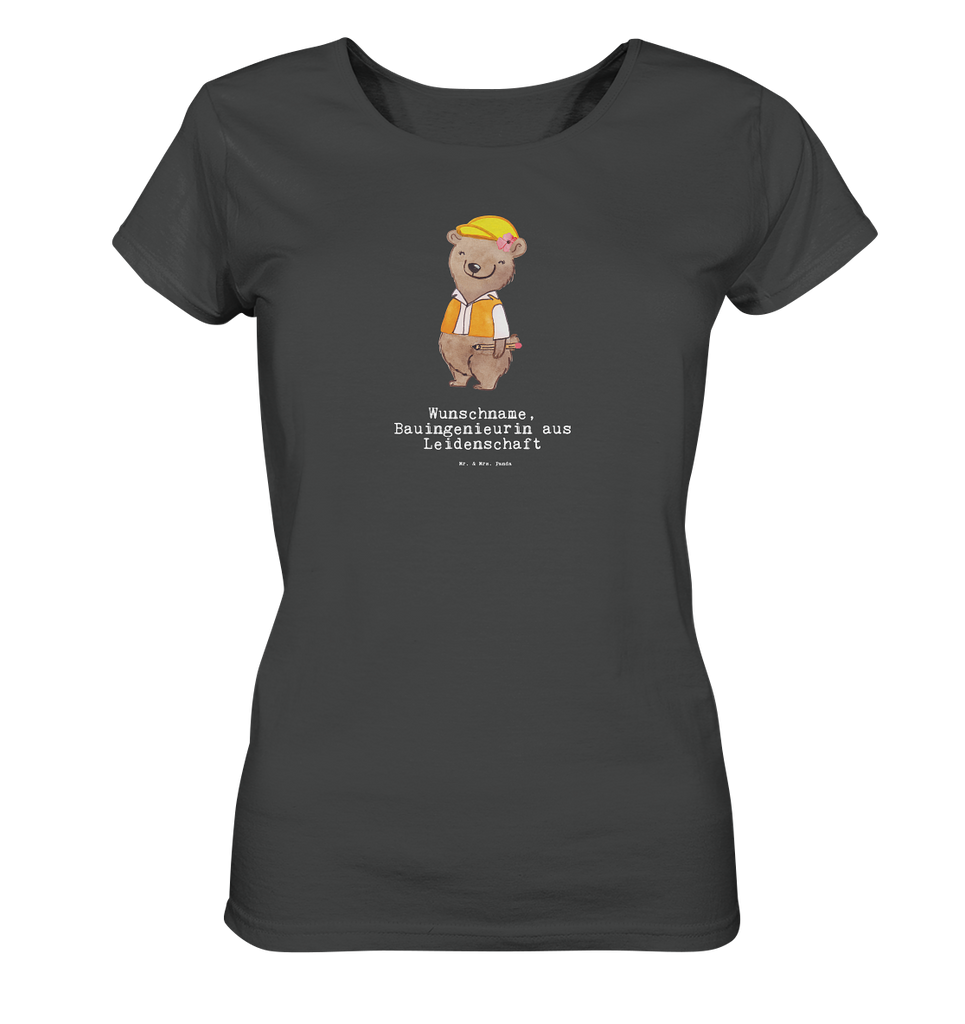 Personalisiertes Shirt Damen Bauingenieurin aus Leidenschaft T-Shirt, Shirt, Tshirt, Lustiges T-Shirt, T-Shirt mit Spruch, Party, Junggesellenabschied, Jubiläum, Geburstag, Herrn, Damen, Männer, Frauen, Schlafshirt, Nachthemd, Sprüche, Beruf, Ausbildung, Abschied, Rente, Kollege, Kollegin, Geschenk, Schenken, Arbeitskollege, Mitarbeiter, Firma, Danke, Dankeschön, Bauingenieurin, Statikerin, Ingeniuerin, Baustelle, Studium